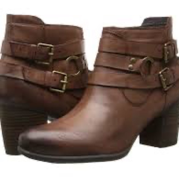 Josef Seibel Shoes - Josef Seibel Britney Bria Brown Bootie Ankle Boot size 7.5